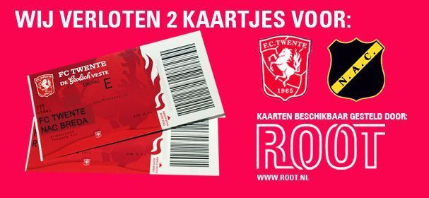 WIN!! 2 kaartjes voor FC Twente - NAC Breda