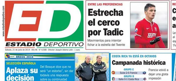 'Tadic nagenoeg rond met Europa League winnaar'