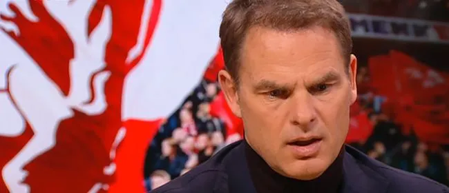 Frank de Boer waarschuwt: "Het heeft een slechte uitstraling naar je supporters toe"