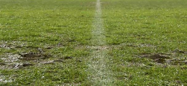 Groundsman met handen in het haar