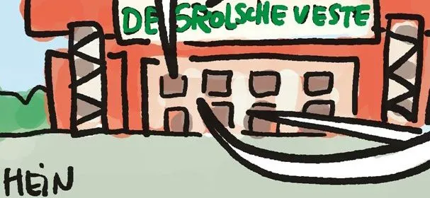 Cartoon HEIN: FC Twente verliest licentie?