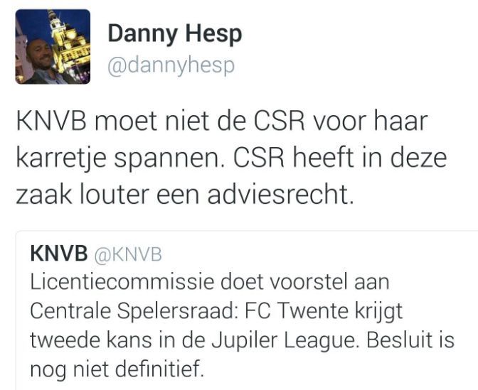 VVCS woedend: "KNVB moet niet CSR voor het karretje spannen"