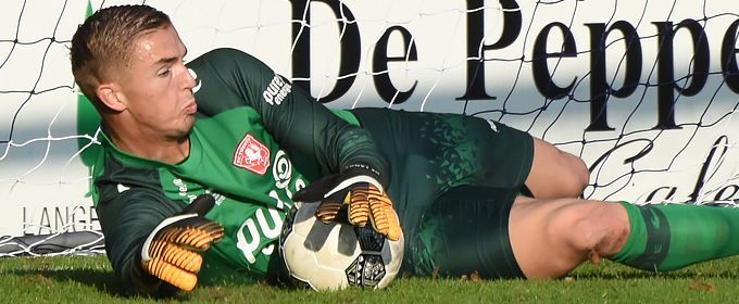 De Lange waarschuwt Brondeel en Drommel: "Ben naar FC Twente gekomen om eerste doelman te worden"