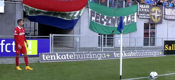 Boze PEC Zwolle supporters sturen brandbrief naar Enschede
