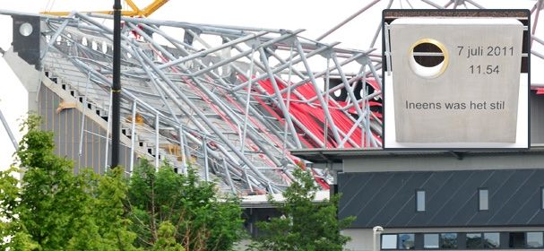 FC Twente staat stil bij dakdrama van exact drie jaar geleden