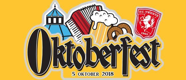 Oktoberfest in de Grolsch Veste:  Bierpullen, bratwurst en schinken!