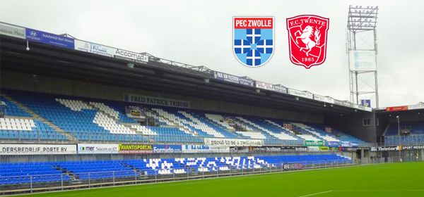 500 kaarten beschikbaar voor 'topper' PEC Zwolle - FC Twente