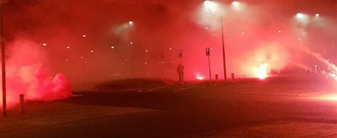 VIDEO vergeldingsactie: Polman stadion onder vuur genomen