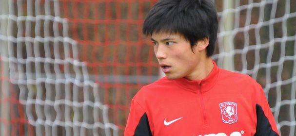 Miyaichi op de fiets en aan de Hollandse pot