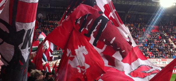 Sfeerbeelden ULTRAS Vak-P FC Twente - Feyenoord