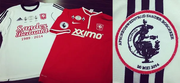 Shirts afscheidswedstrijd Sander Boschker onthuld