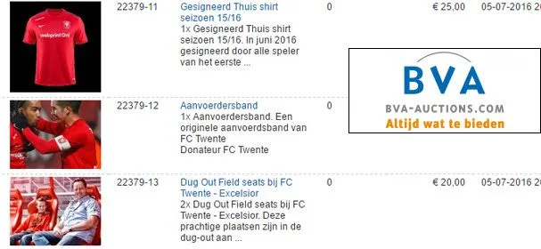 Veiling 'Twente voor Twente' gestart. Bied ook mee!