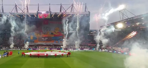 Video: Vuurwerkshow ging mis en schoot recht in het publiek