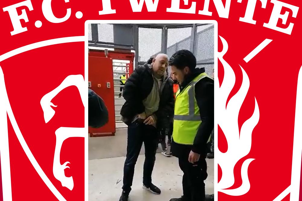 Video | Oeps... Steward laat Feyenoord-fan door met een wel heel bijzonder voorwerp in zijn broek