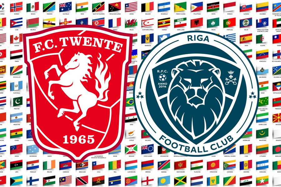 FC Twente - Riga FC wordt internationaal festijn met 22 (!!) verschillende nationaliteiten