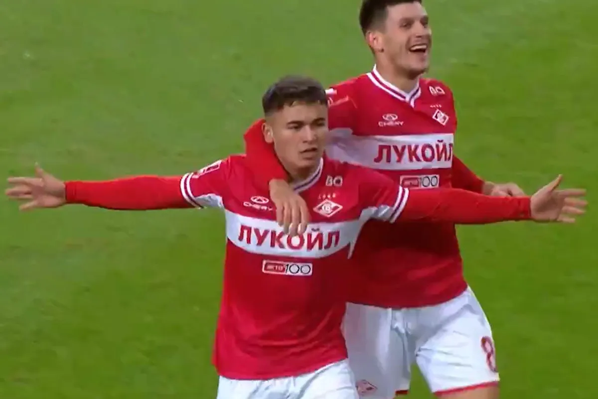 ugalde spartak moskou eerste goal 2024