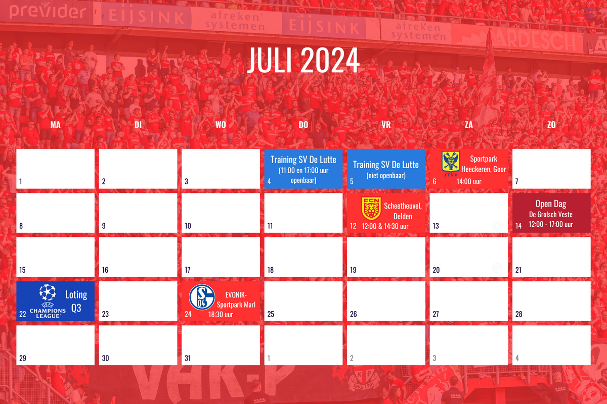 Overzicht: Dit is hoe FC Twente zich voorbereidt op de belangrijke Champions League-clashes
