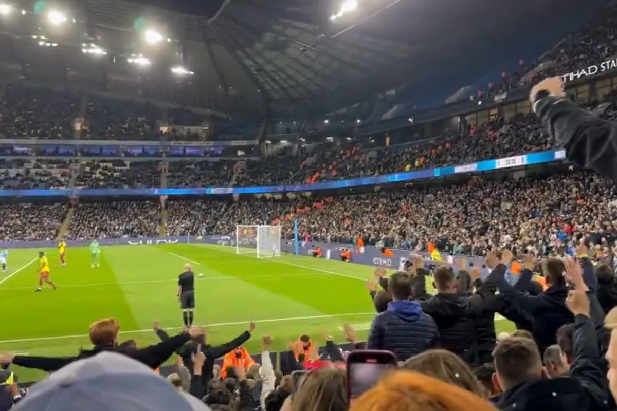 manchester city fc twente supporters etihad