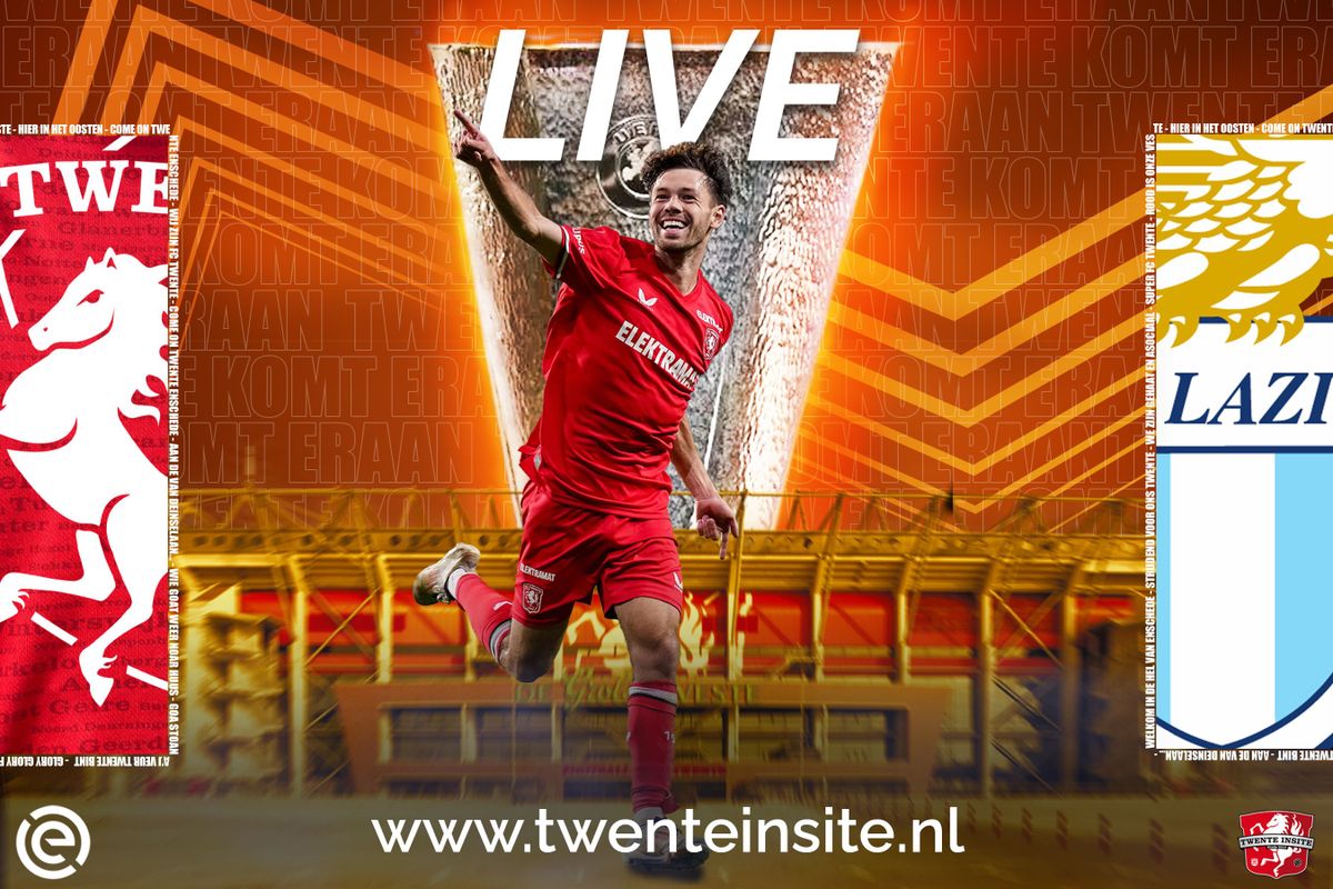 LIVE | FC Twente met tien man onderuit tegen S.S. Lazio