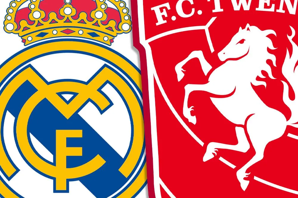 real madrid fc twente logos
