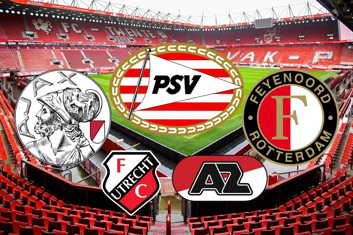 ajax-psv-feyenoord-az-fc-utrecht-twente-logos