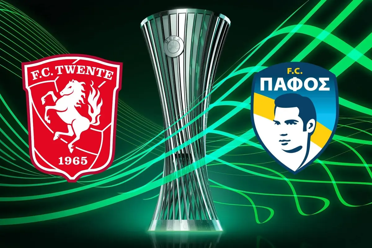 Conference-League-FC-Twente-Pafos-FC-Logo's