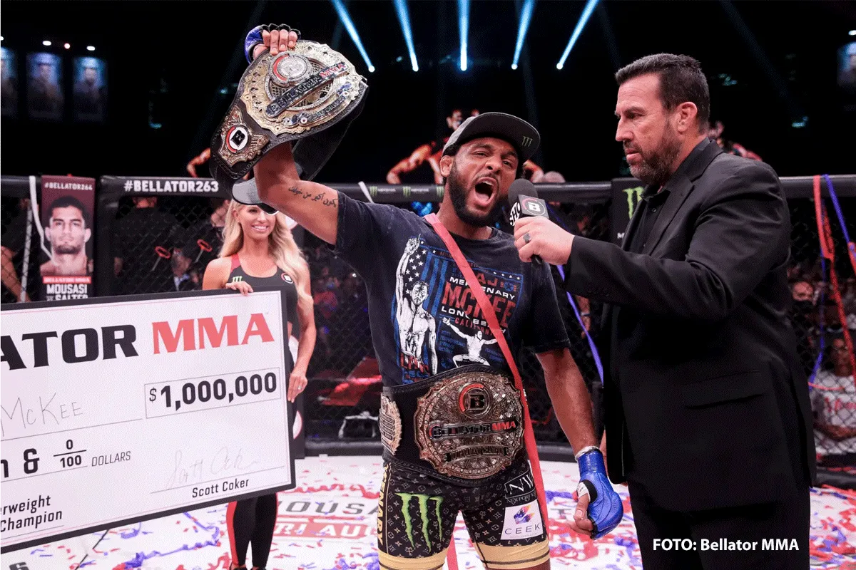 Bloederige strijd bij Bellator schokt fans! 'Dit overleefd hij nooit'