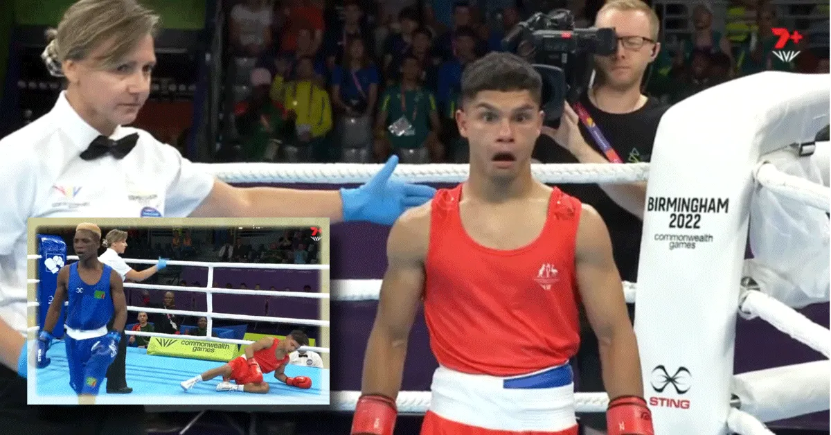 'Dom wijf!' Scheids stopt onterecht bokswedstrijd (video)