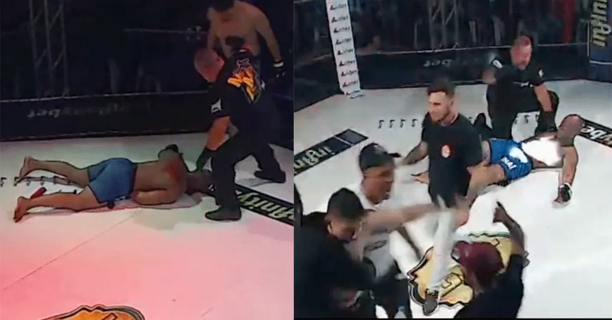 'Help dan toch!' Vechter aan zijn lot overgelaten na brute knock-out