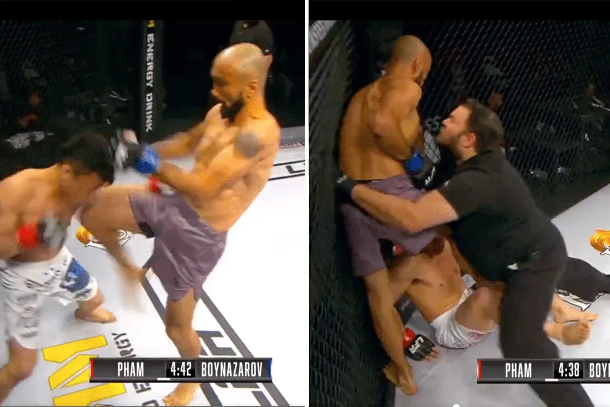 Glory Kickbokser sloopt kooivechter met knietje (video)