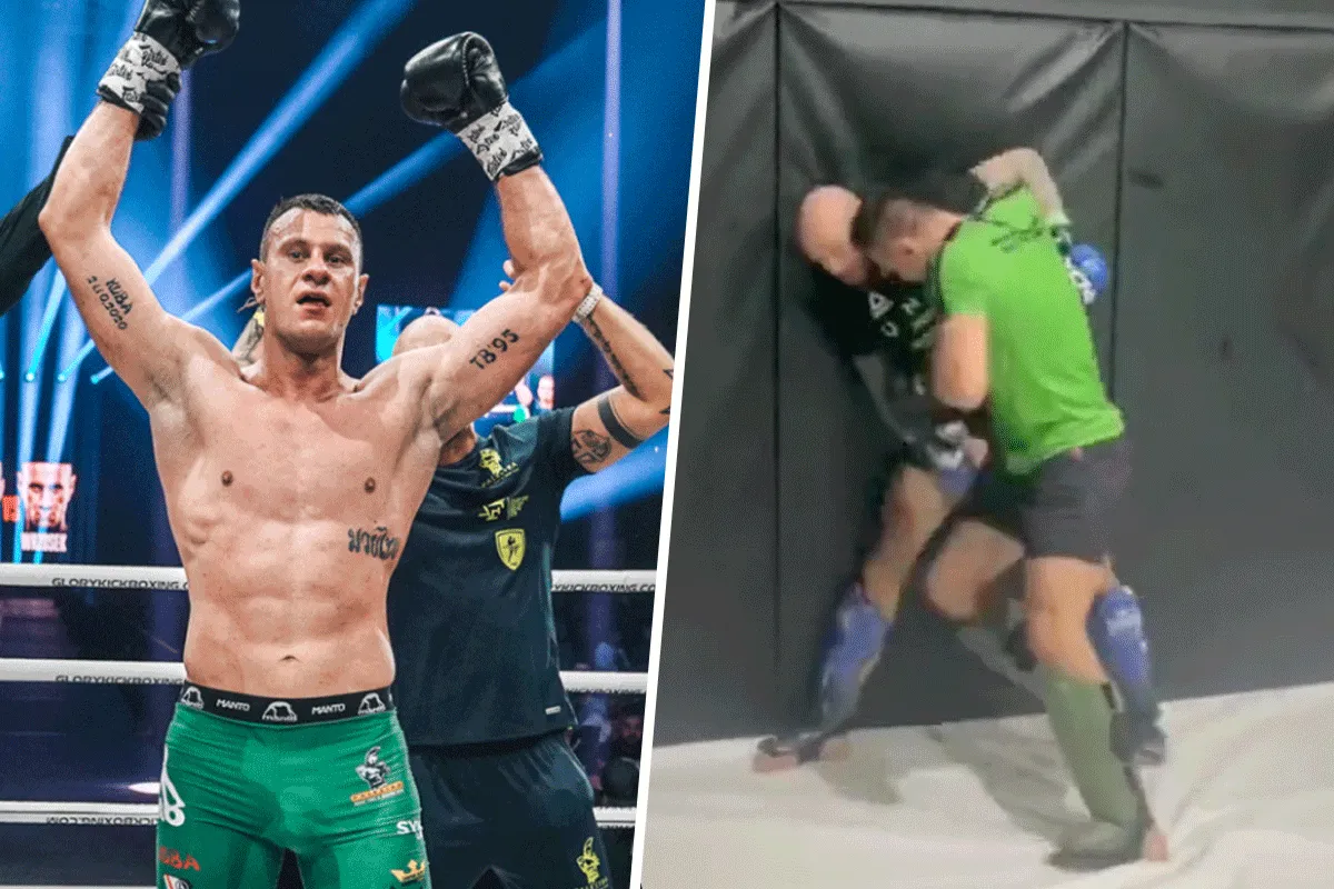 Ex-Glory Arek Wrzosek toont zijn MMA-Skills: 'nieuwe stap?' (video)