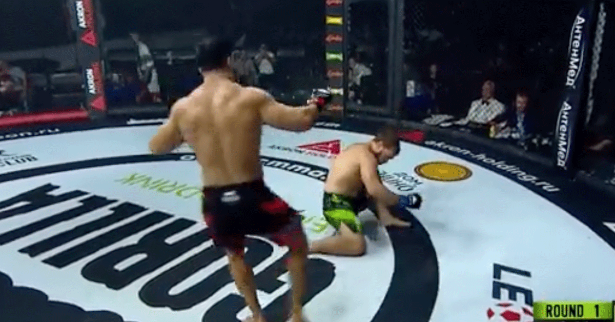 MMA-vechter laat 'KO-bom' ontploffen op kin tegenstander