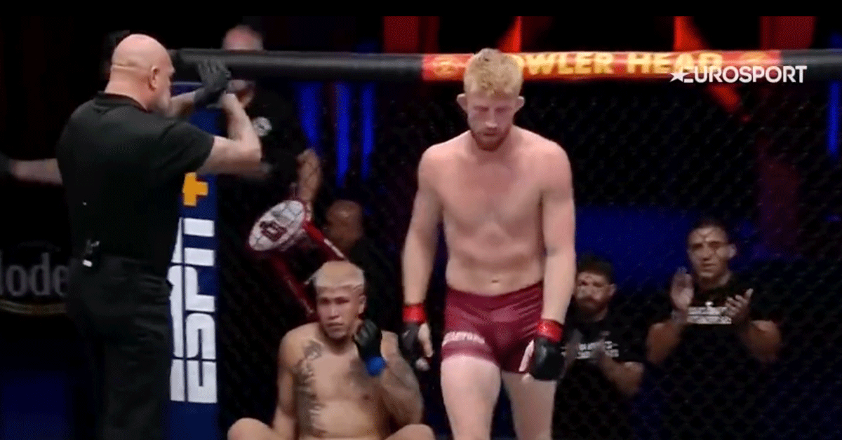 Groentje scoort verwoestende 'KO' in pro MMA-debuut (video)