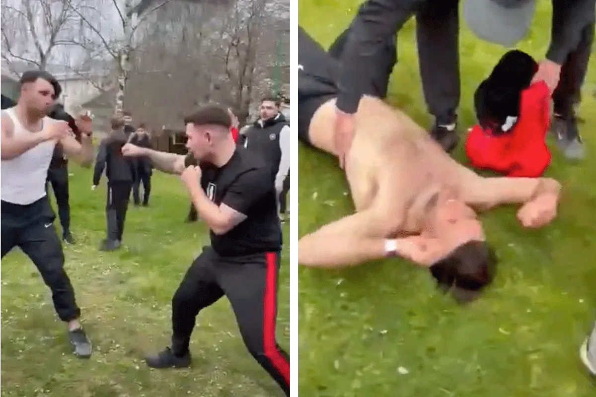 Bokscoach krijgt pak slaag in straatgevecht: 'Geen kans' (video)