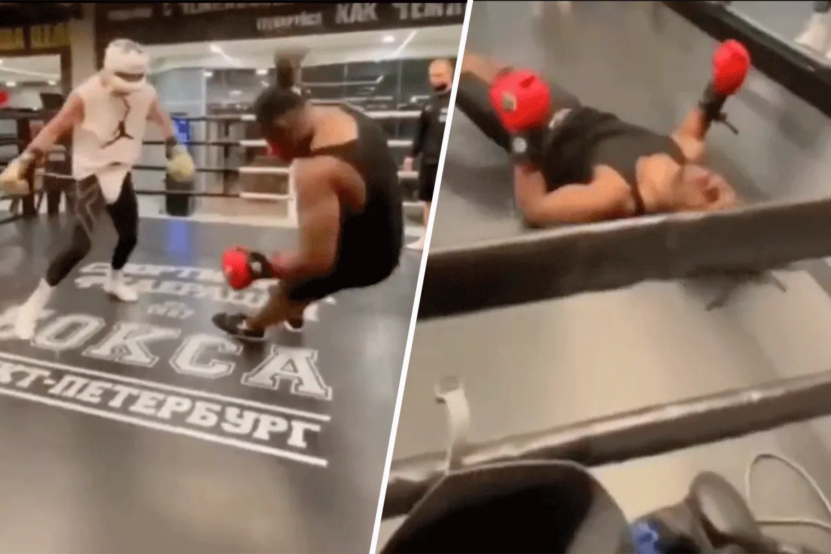 'Domme actie!' Bokser breekt kaak bij kin test (video)