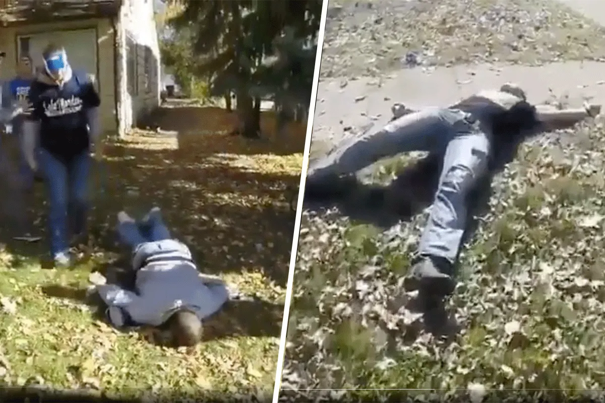 Burenruzie 'KO!' Oud-bokser deelt klappen uit (video)