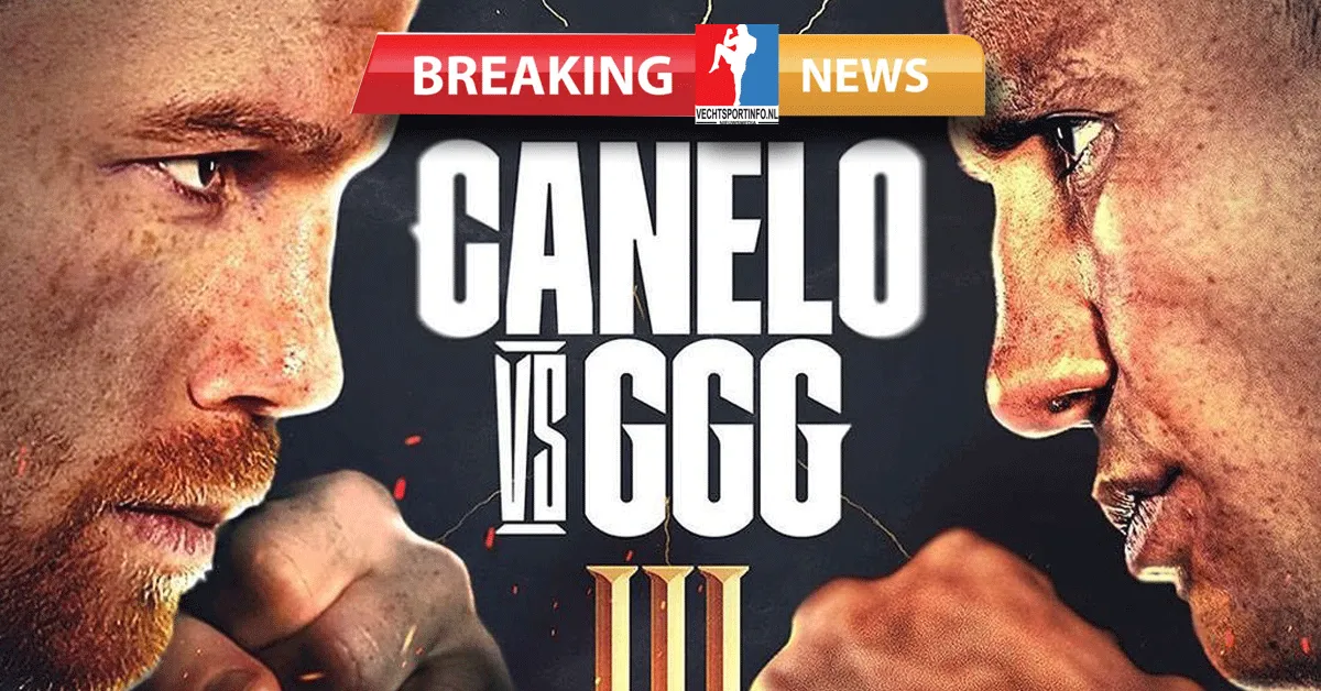 Canelo Alvarez vs Gennady Golovkin 3 officieel bevestigd: 'Strijd der bokslegendes'
