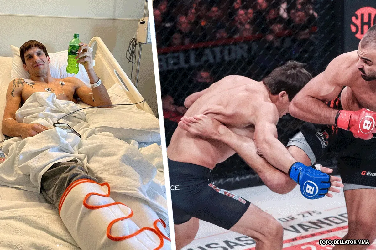 'Sh*t gebeurt!' Zwaar letsel tijdens MMA-wedstrijd (video)