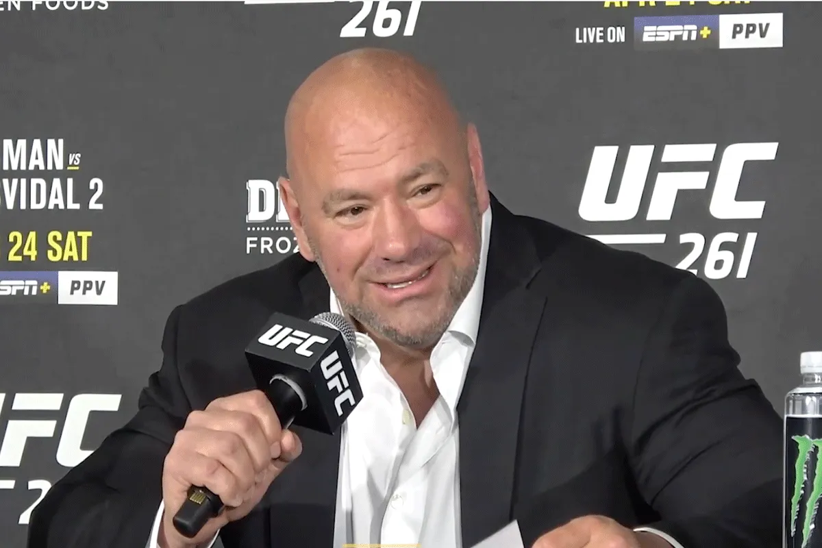 K*t geintje! UFC-vechter deelt platvloerse video vechtbaas White