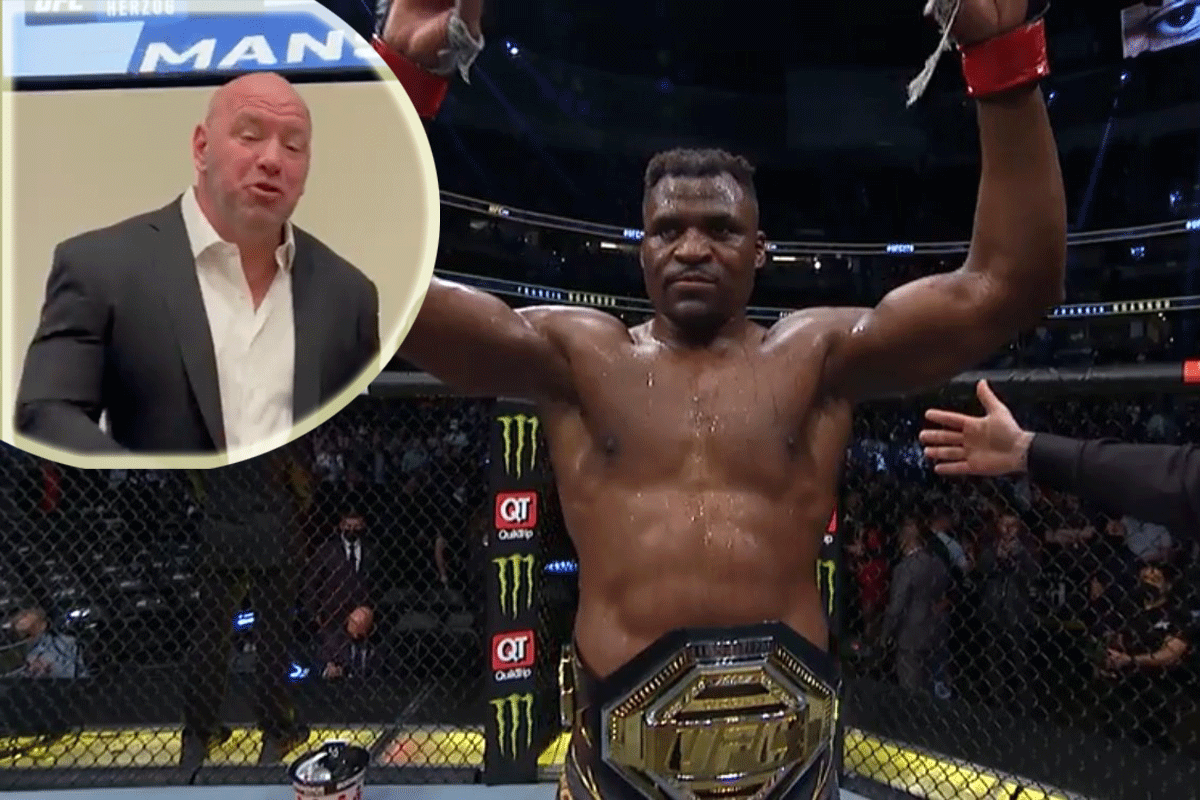 'Slecht idee': UFC-Baas waarschuwt kampioen Ngannou