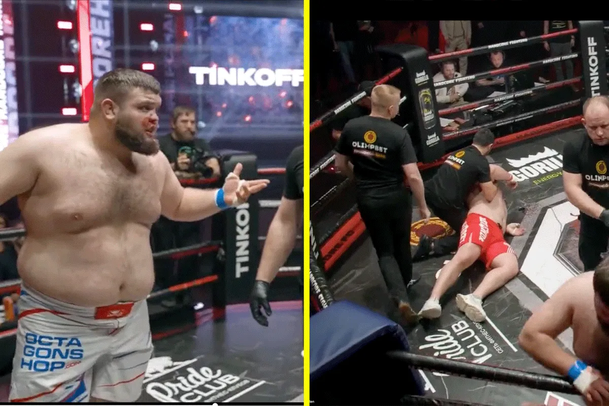 Dikzak 'T34' breekt ribben rivaal: 'Geen mietjes' (video)