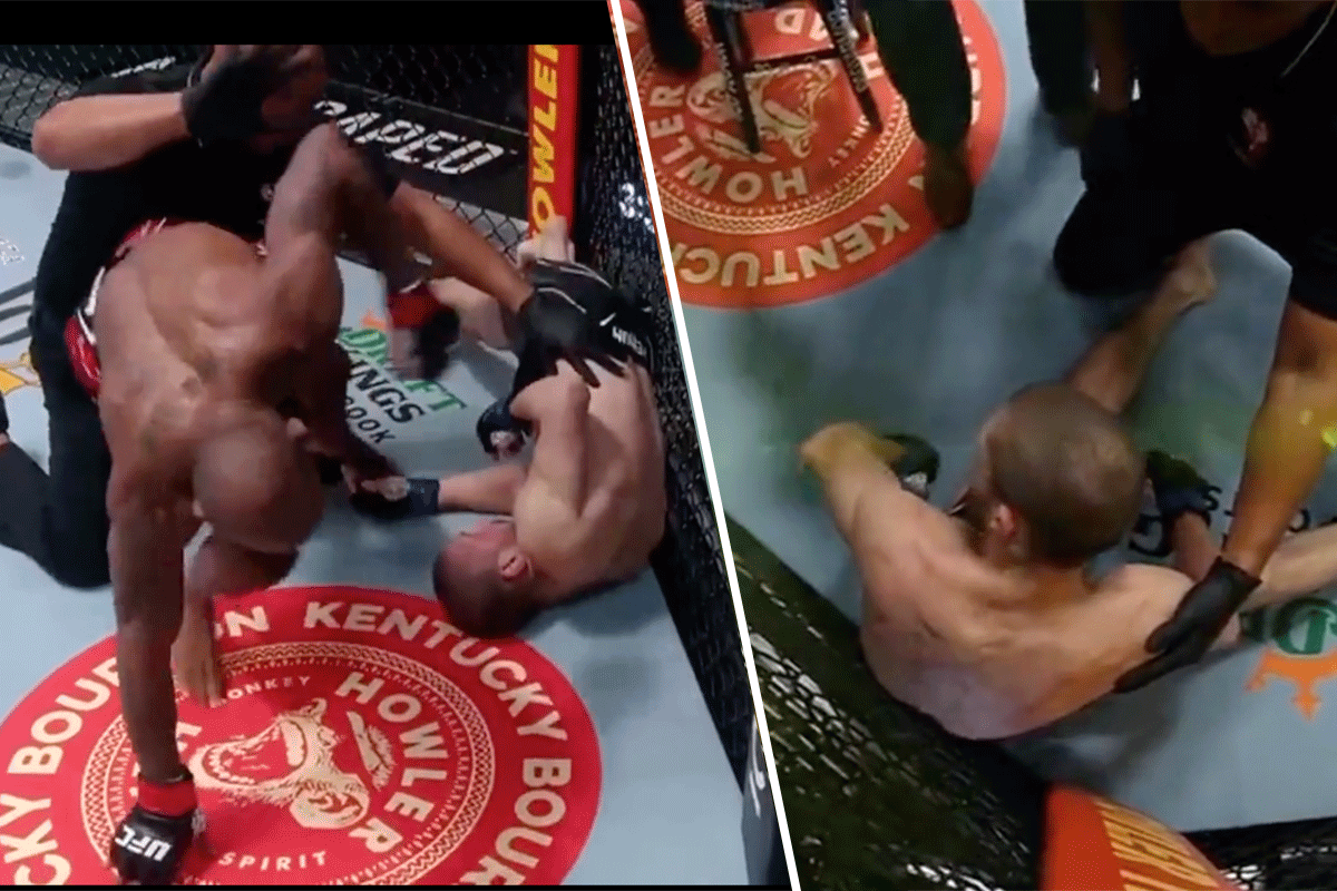 Pijnlijk! Vechter breekt arm tijdens UFC-debuut in Las Vegas (video)