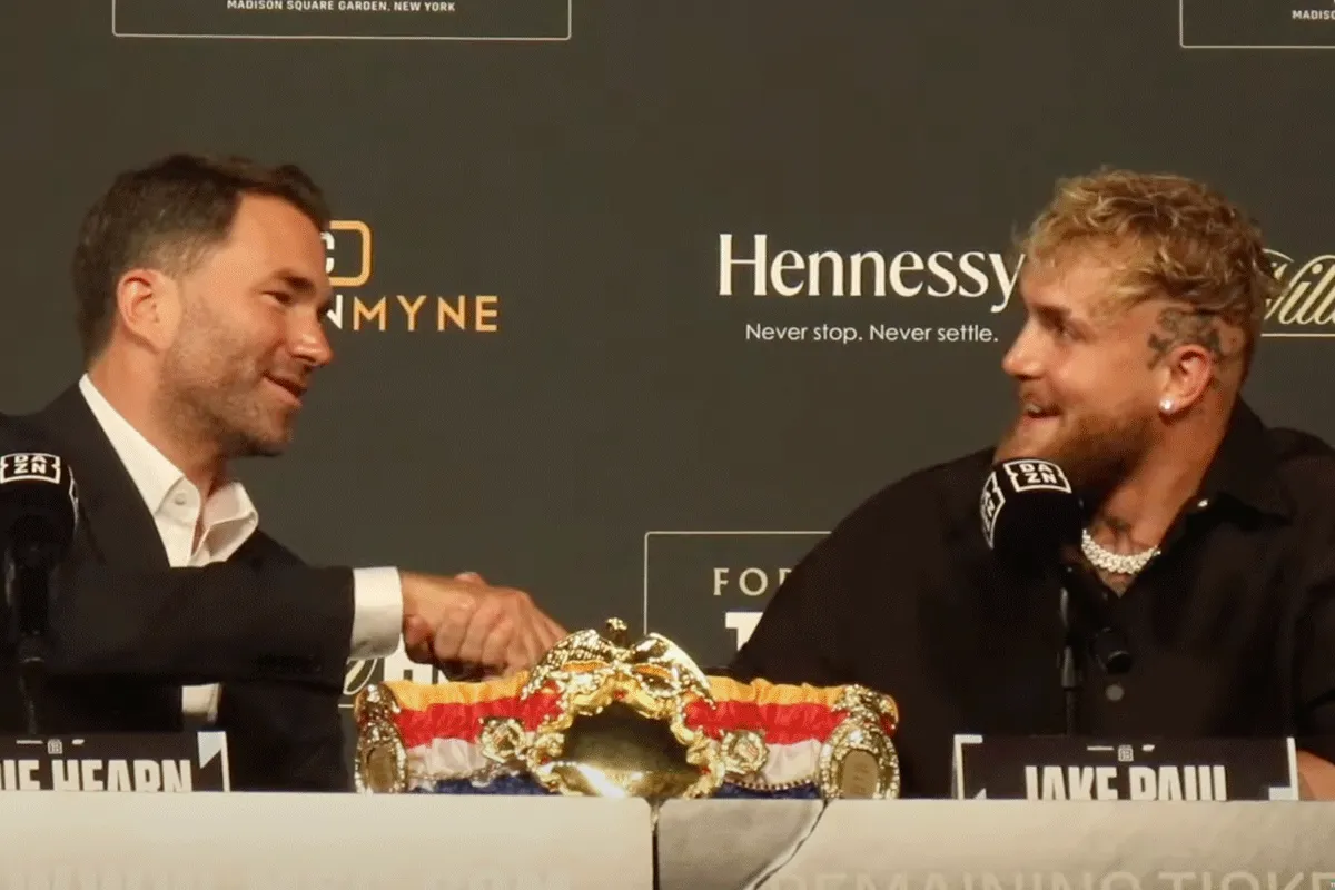 Absurd! Jake Paul wed 1 miljoen dollar met bokspromotor Eddie Hearn