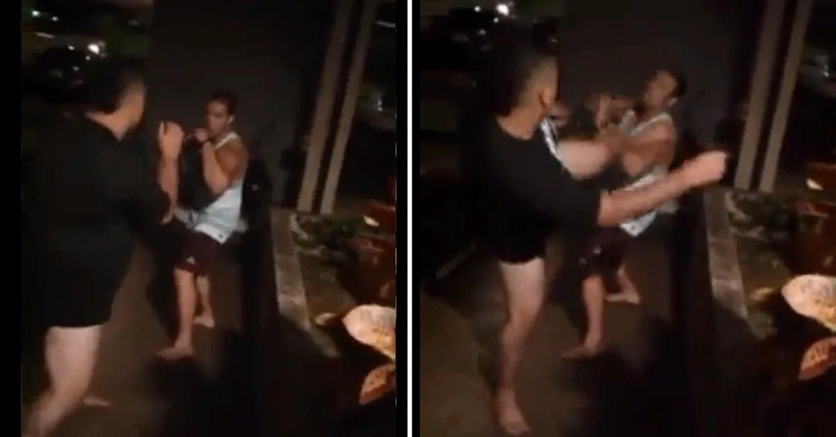 Uitgedaagde kickbokser straft lamzak af! 'Hij vroeg erom' (video)