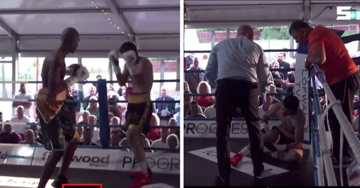 Bokser geeft op zonder ook maar 1 stoot te hebben uitgedeeld! 'Aanstelleritis'