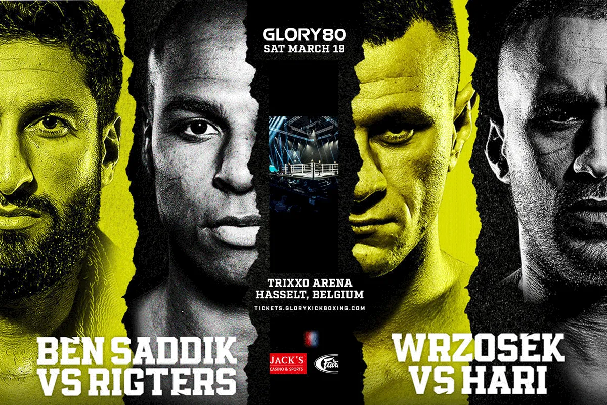Glory 80 Ben Saddik vs Rigters compleet: 'Grote verrassing'