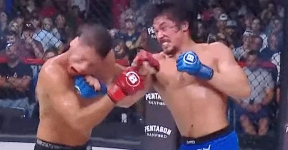 Nasty KO! Goiti Yamauchi uppercut Neiman Gracie in slaap (video)