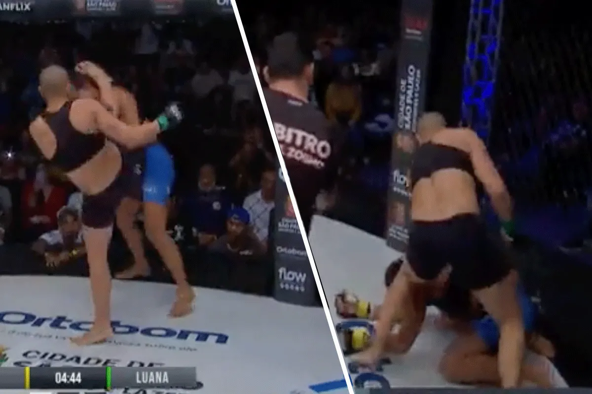 Kale knokker HEAD KICKED rivale 'KO' in 19 seconden (video)