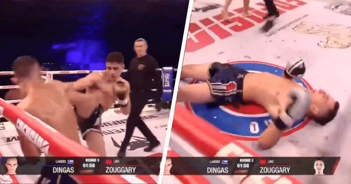 ZIEN! Ilias Zouggary maakt korte metten met rivaal bij Enfusion in Duitsland