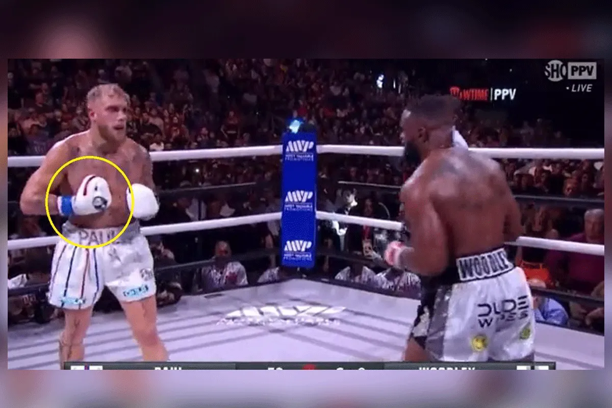 Vals spel! Jake Paul gaf Woodley teken voor knock-out stoot?
